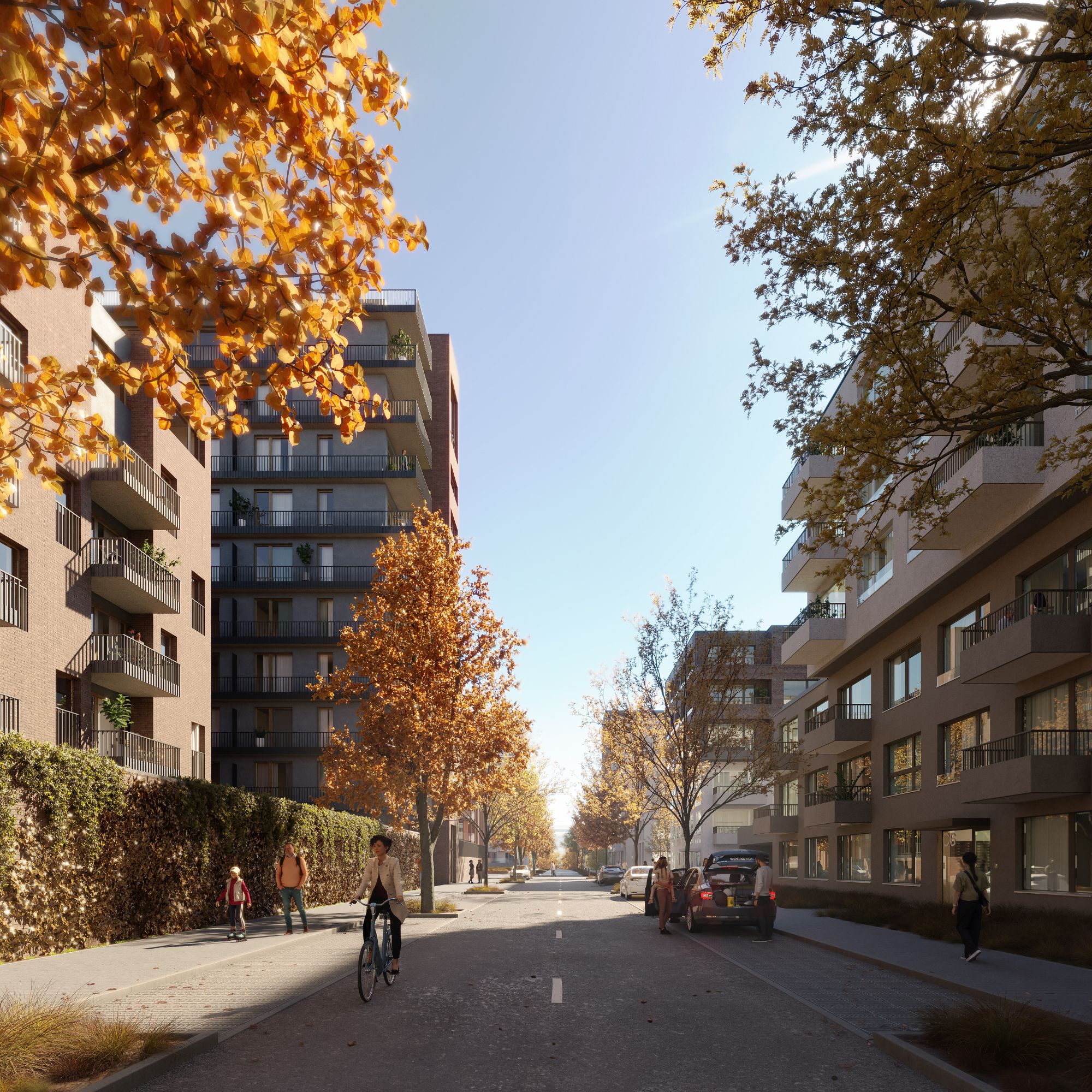 Nová Zbrojovka - veřejné prostranství