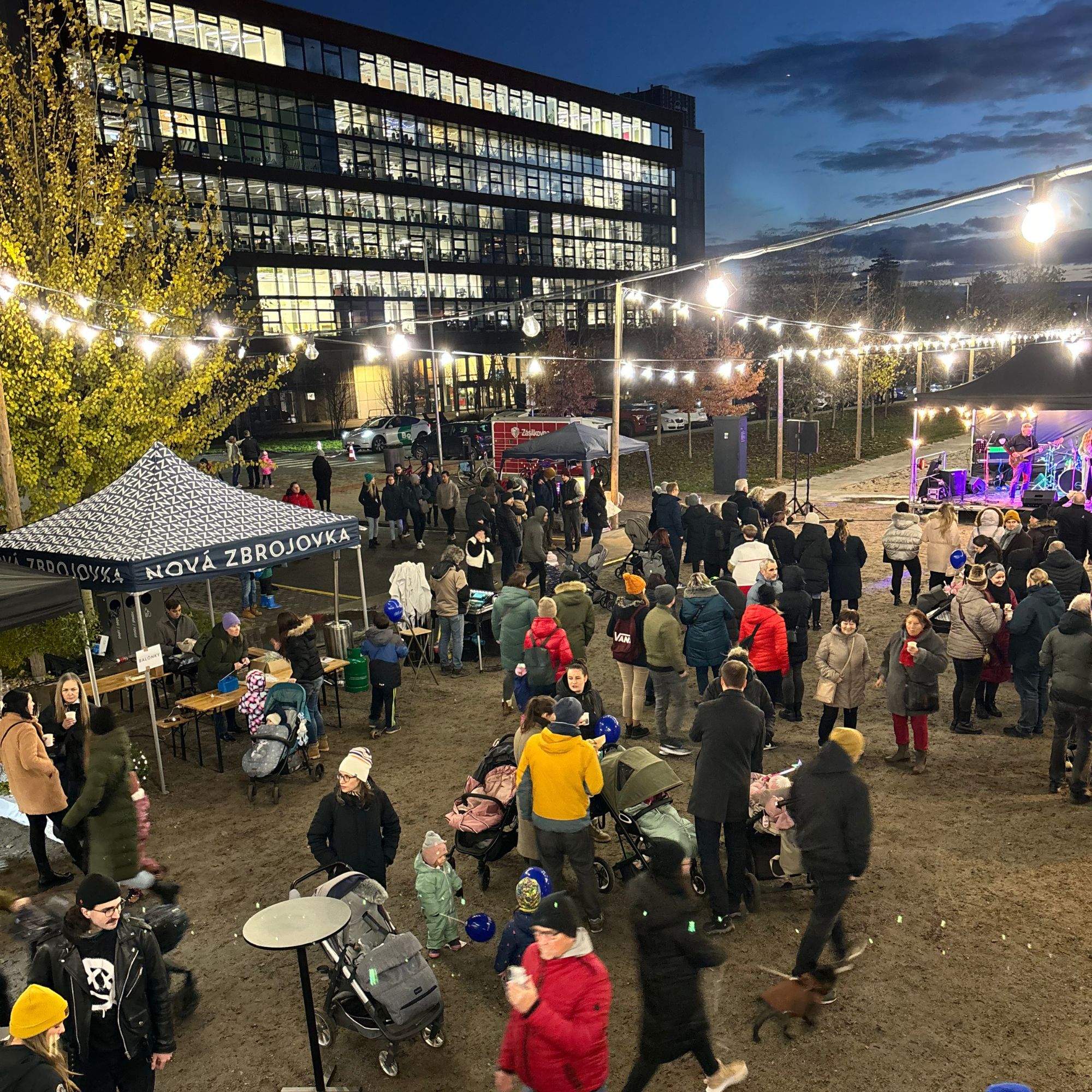 Christmas atmosphere at Nová Zbrojovka