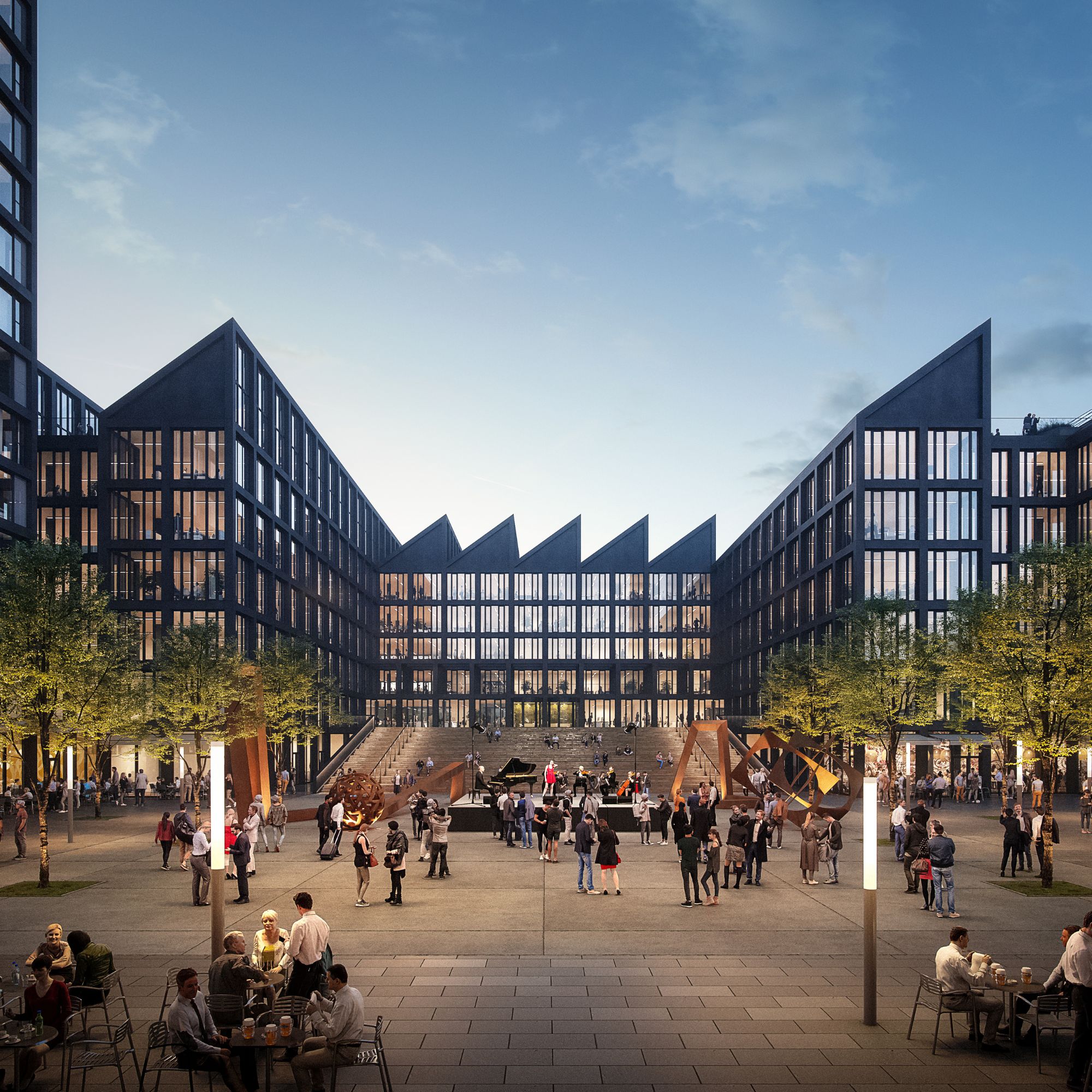 náměstí Cyrila Laciny před Kotelnou