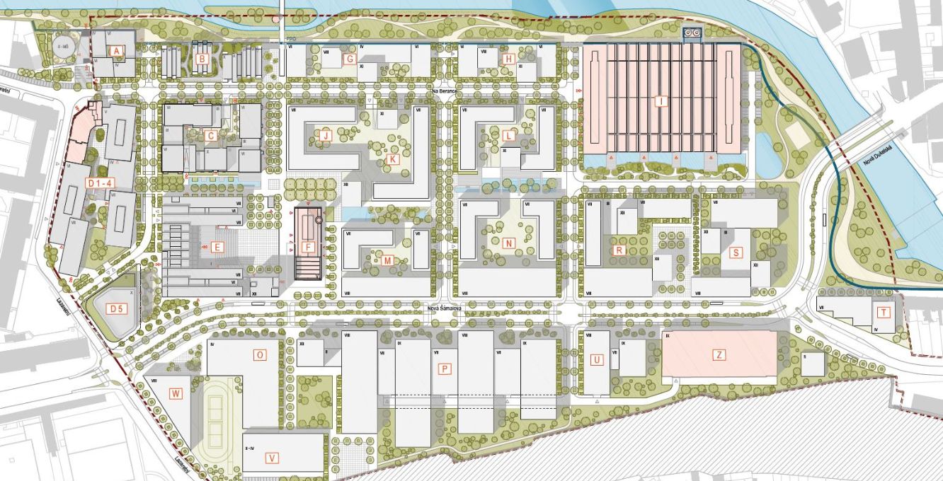 Zeleň Nová Zbrojovka